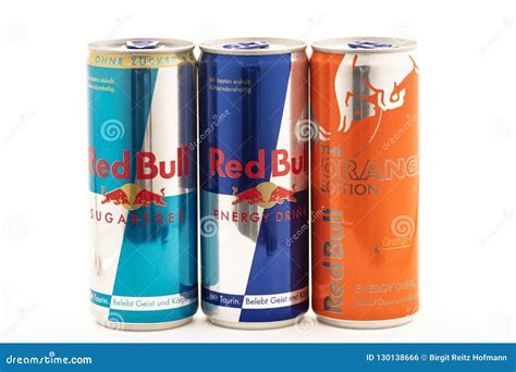 Cans Of Red Bull Energy Drink Editorial Photo Image Of Aluminum