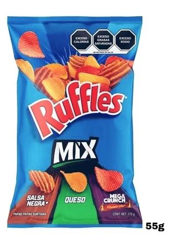 Ruffles Mix Salsa Negra Queso Flamín Hot Sabritas MercadoLibre