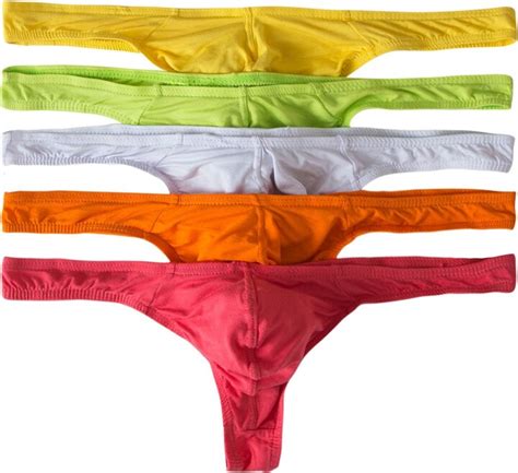 Yfd Mens Comfortable Modal Briefs G String Sexy Low Rise Underwear