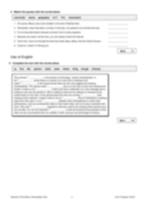 A Unit 5 Progress Test 8