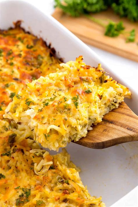 Cheesy Breakfast Potato Casserole Recipe | All Things Mamma