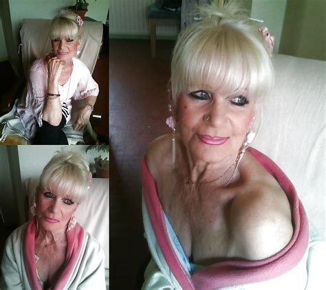 Alluring Granny GILF Bathrobe Cleavage Non Nude Porn Pictures