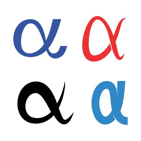 Alpha Icon Vector Logo Template 26740766 Vector Art At Vecteezy