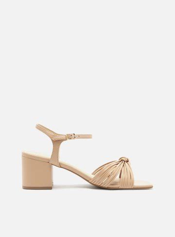 Sand Lia Nude Salto M Dio Tiras Arezzo