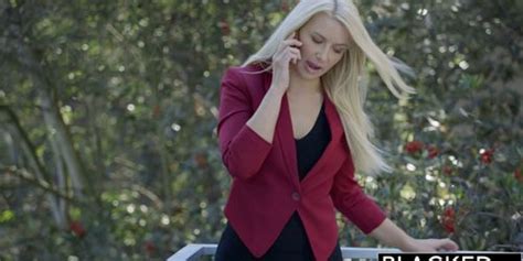 BLACKED Business Blonde Anikka Albrite Ass Fucked By A BBC Sunny Leone Annika Albrite