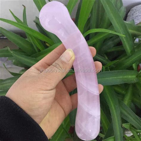Natural Rose Quartz Dildo Ball Crystal Quartz Massage Wand For Women Alibaba