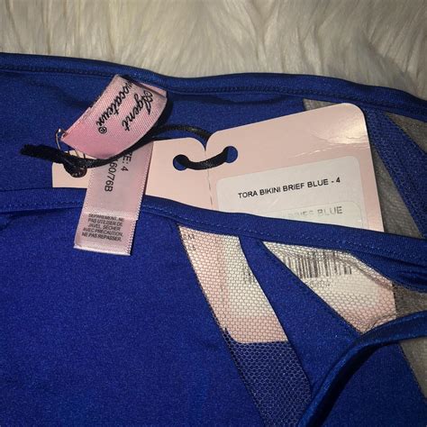Agent Provocateur Tora Bikini Blue Brief NEW WITH Depop