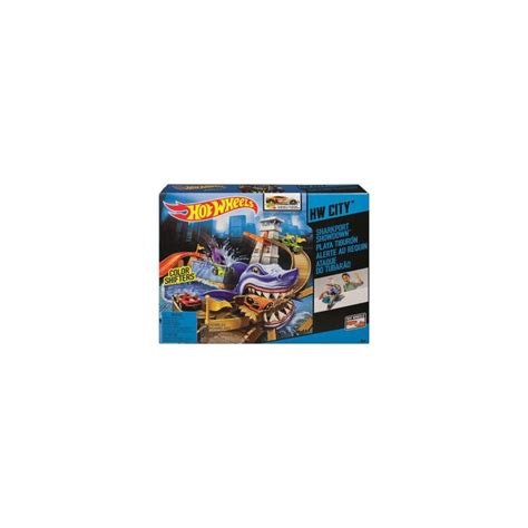 Orjinal Hot Wheels Renk Değiştiren Araçlar Sharky Yarış Seti Bebekya