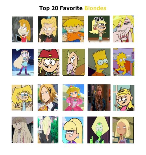 My Top 20 Favorite Blondes By Angelgamer456 On Deviantart