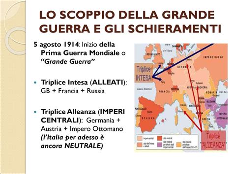 LA PRIMA GUERRA MONDIALE Ppt Scaricare