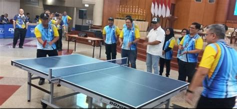 Universitas Terbuka Gelar Turnamen Tenis Meja Pelajar Nasional