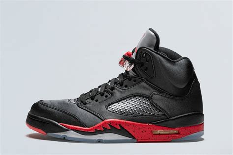 Air Jordan 5 Satin Retro Bred Black University Red FavSole