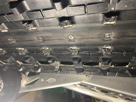 Is My Track Ok To Ride Underside Damage Hardcore Sledder