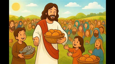 Cinco Pães E Dois Peixinhos Versículo - Dois peixinhos e cinco pães | Histórias bíblicas infantis - YouTube