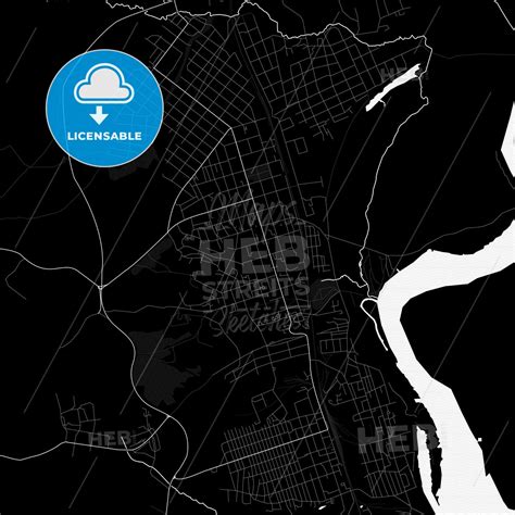 svobodny russia  vector map black  white hebstreits