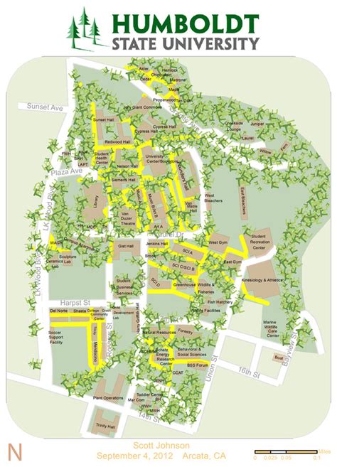 HSU Campus Map - 小饺子的地理