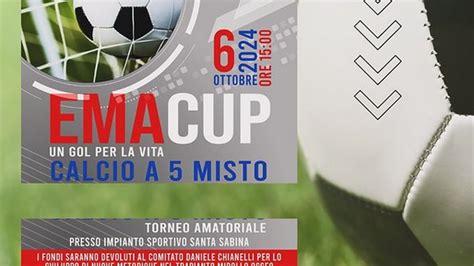 Emacup A Santa Sabina Il Torneo Di Calcio A 5 Misto Per La Ricerca