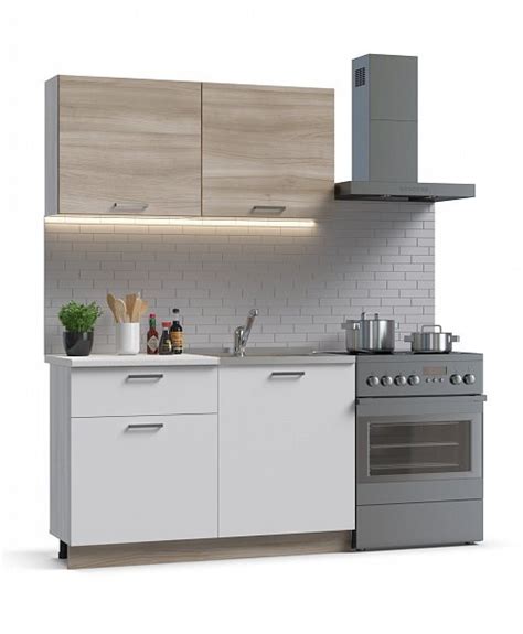 Кухонный гарнитур Люкс-120 Лайт Сонома — купить в интернет-магазине ...