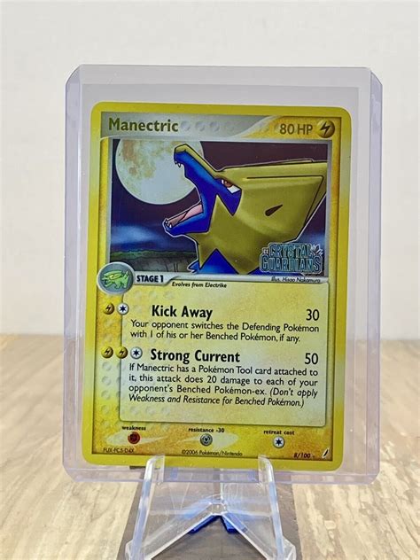 Mavin Manectric Holo Ex Crystal Guardians Stamped Ultra Rare