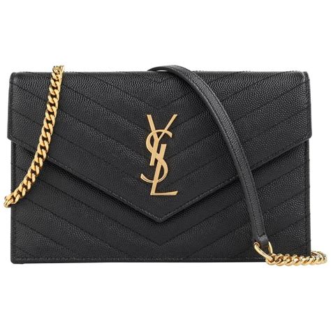 Ysl Purse Black Logo