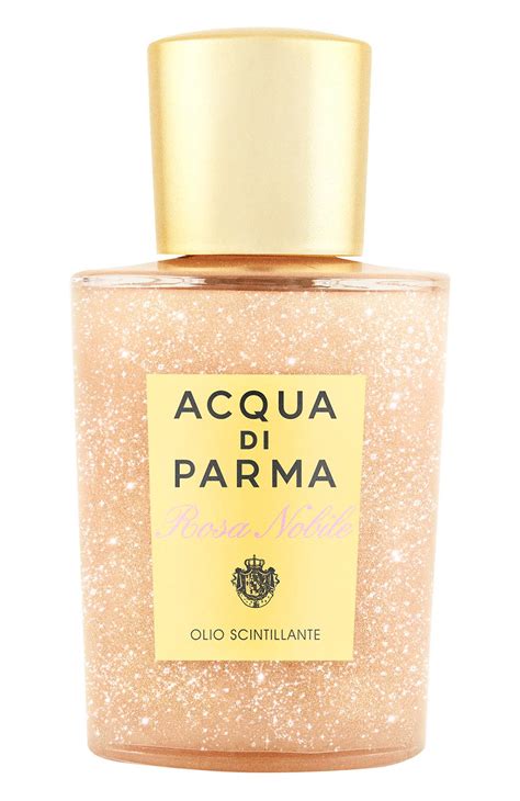 Мерцающее масло для тела Rosa Nobile (100ml) ACQUA DI PARMA для женщин ...