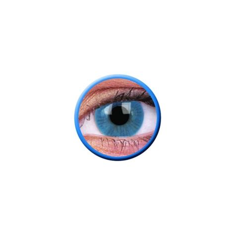Colourvue Blue Basic Coloured Contact Lenses 90 Day Fashion