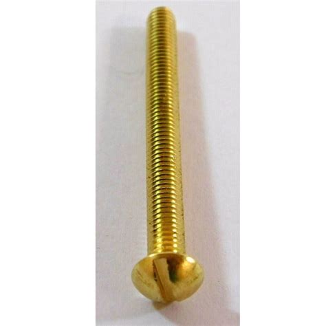 Brass Slotted Round Head 8 32x2 Machine Screws C97790 Pack Of 100 Dans Discount Tools