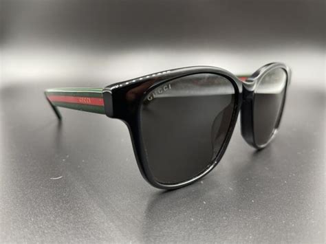 Gucci Gg0603s 006 Havana Rectangle Sunglasses For Sale Online Ebay