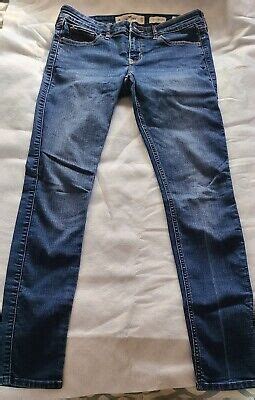 Hollister Jeans Womens R X Low Rise Super Skinny Stretch Blue