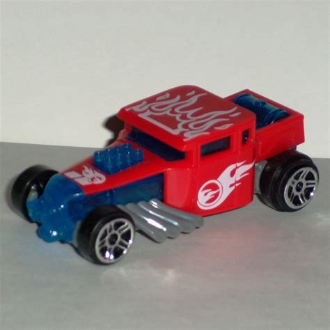 McDonald S 2015 Hot Wheels Bone Shaker Car Happy Meal Toy Pull Back Loose Used