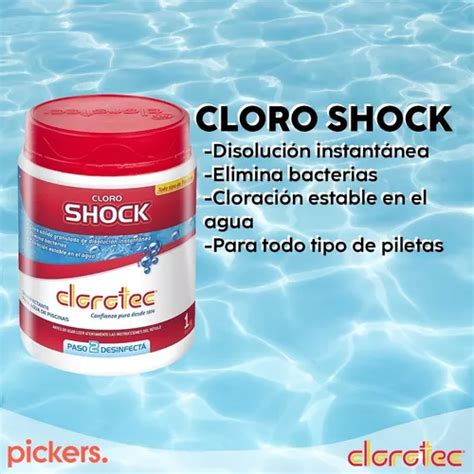 Pastillas De Cloro Triple Acci N Shock X Kg Clorotec En Venta En