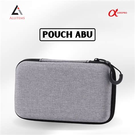 Jual Tempat Headset Case Pouch Earphone Data Cable Box Universal Grey