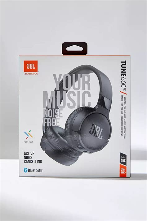 JBL Black Tune 660NC Wireless Bluetooth Headphones | Urban Outfitters UK
