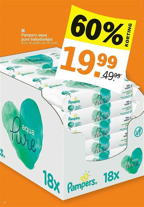 Pampers Aqua Pure Babydoekjes Promotie Bij Albert Heijn