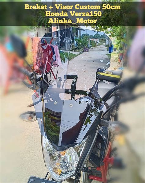 Paket Breket Visor Cm V Honda Verza New Megapro Visor Custom