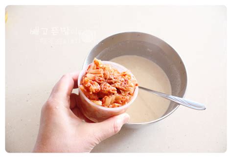 김치전 파전 둘이 합쳐 김치 파전 파 김치전 만들기
