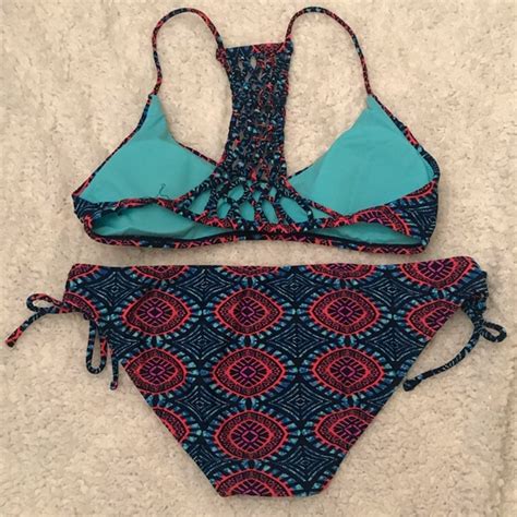 Raisins Swim Raisins Sporty Blue And Pink Bikini Poshmark