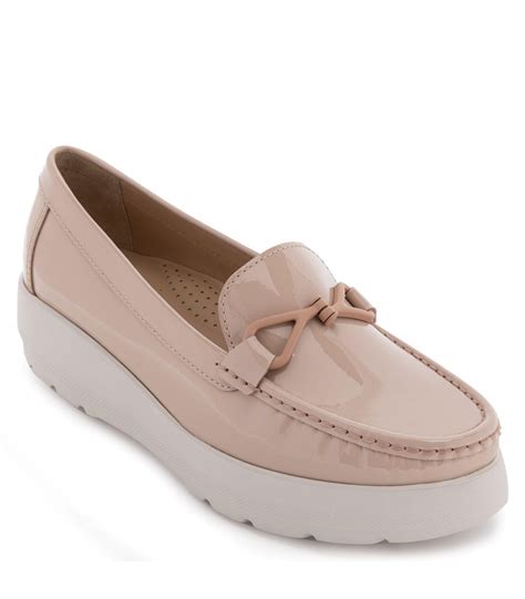 Mocasin Locanda Mujer Terraplen Medio Cuero Nude Gacel 0658846 Colores