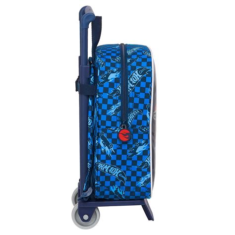 Safta Mochila Hot Wheels Miniruedas Azul Kidinn