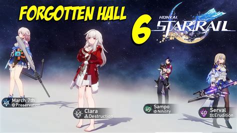 F2P Forgotten Hall Memory Stage 6 Full Clear Clara Team Honkai