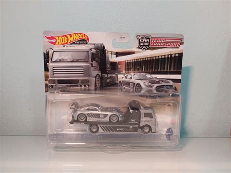 Hot Wheels Team Transport Mercedes AMG GT3 Hobbies Toys Toys