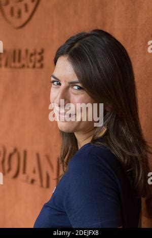 Helene Mannarino At Village During French Open Tennis Roland Garros