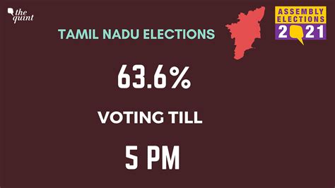 Tamil Nadu Assembly Election 2021 Latest News Live Updates Voter