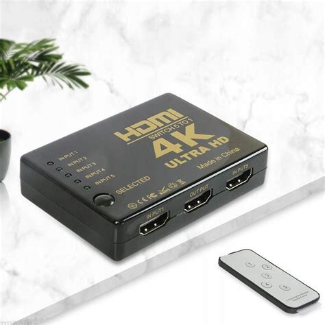 Inna Rozdzielacz Switch Hdmi K Ultra Hd Z Pilotem W