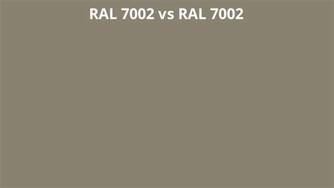 RAL 7002 vs 7002 | RAL colour chart UK