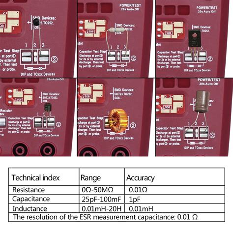 Profesional Bside Esr Pro Digital Smd Componentes De Transistor Tester