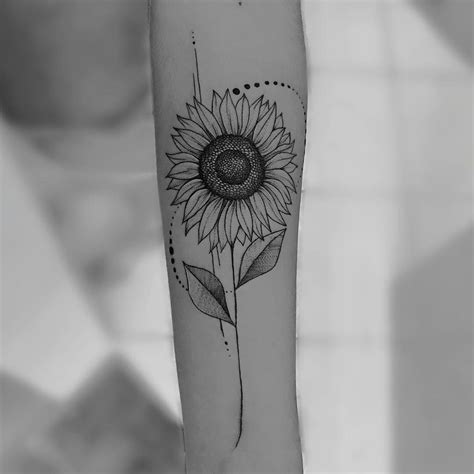 Tatuagem De Girassol Na Perna Best Succulent Ideas