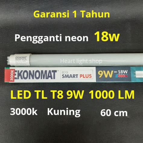 Jual Lampu Neon Led W K Kuning Warm White Lampu Tl T W Warm