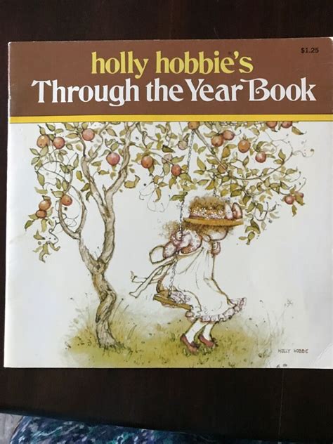 1978 Holly Hobbies Through The Year Book Softcover Holly Hobbie