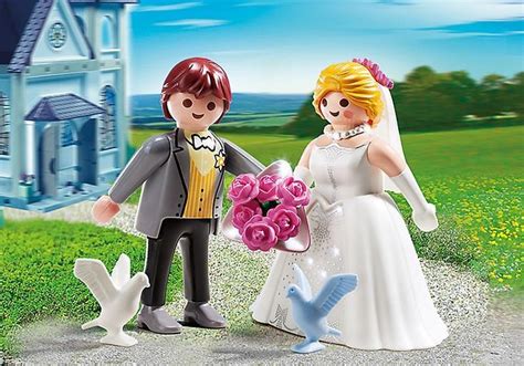 Playmobil DUO Pack N° 5163 "Bridal Pair" 2 Figurines With Accessoires ...